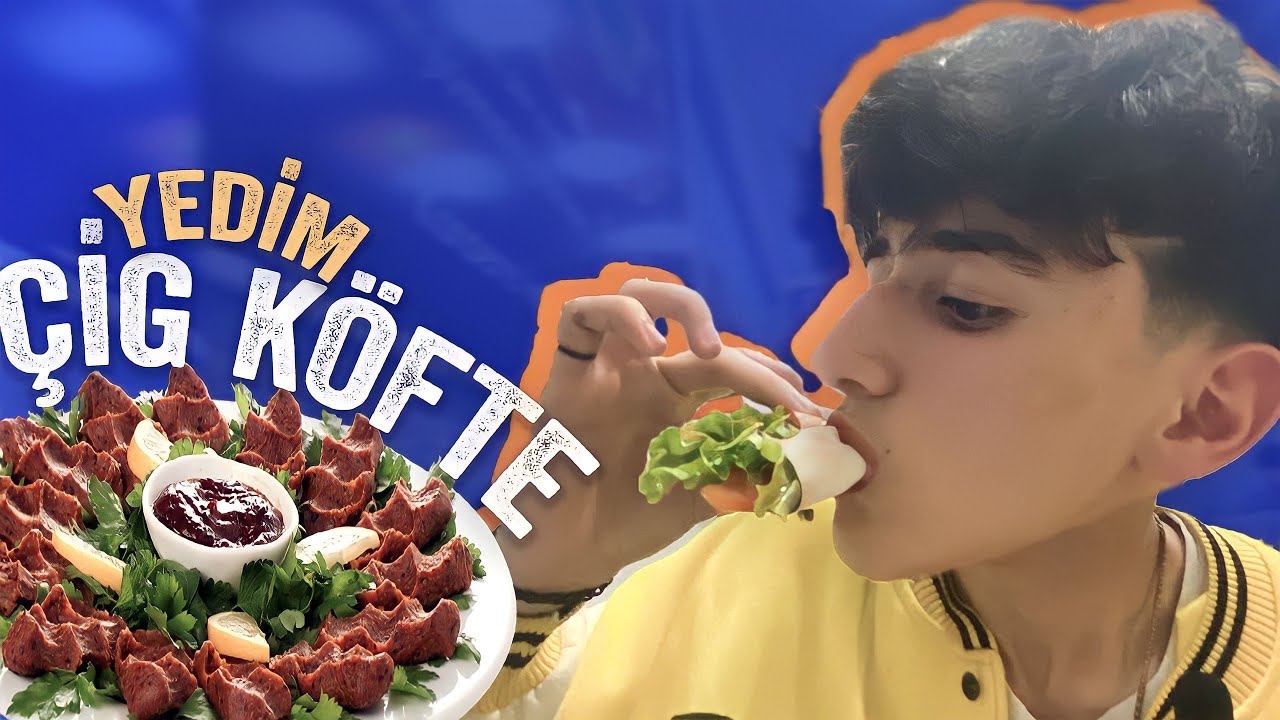 İLK DƏFƏ ÇİY KÖFTƏ YEDİM!! 😋 (İftar)