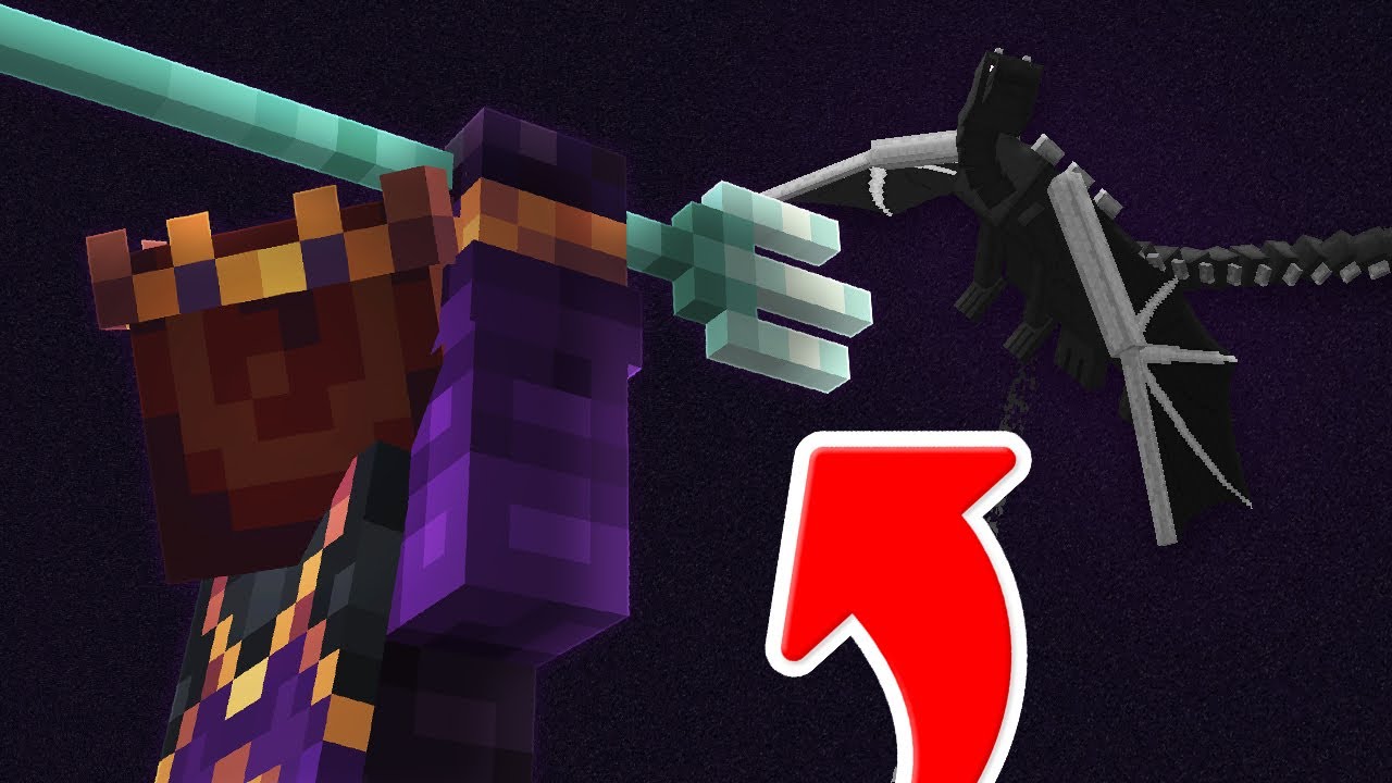 How I Used a Trident to Defeat the Ender Dragon.