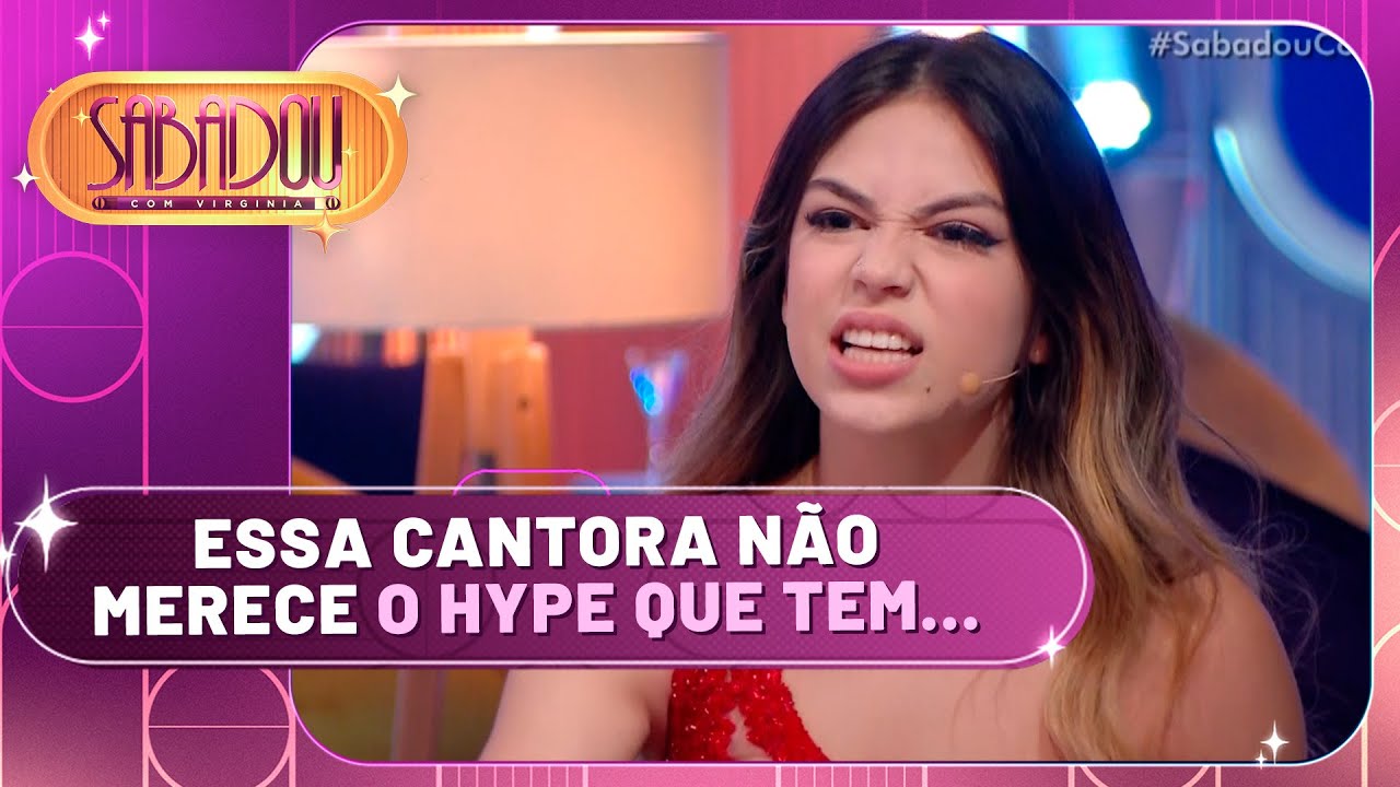 Melody opina sobre qual cantora não merece o hype que tem | Sabadou com Virginia (14/12/24)