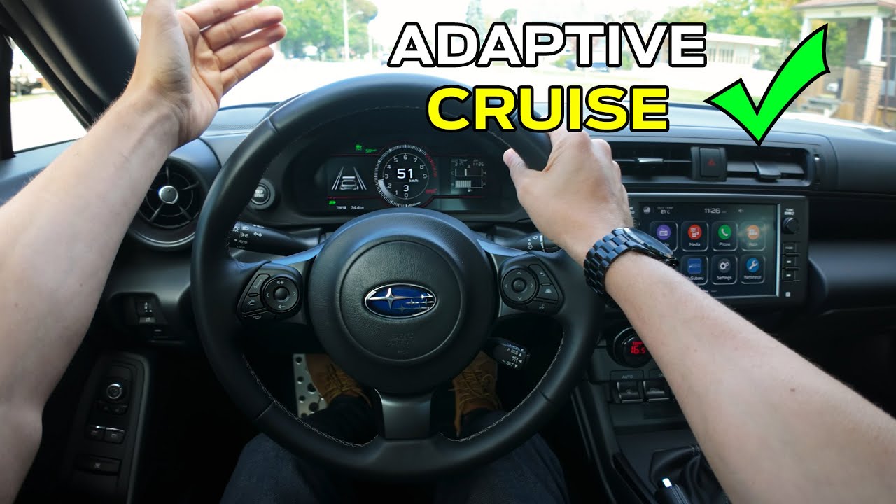 How to use Normal and Adaptive Cruise Control in the Subaru BRZ
