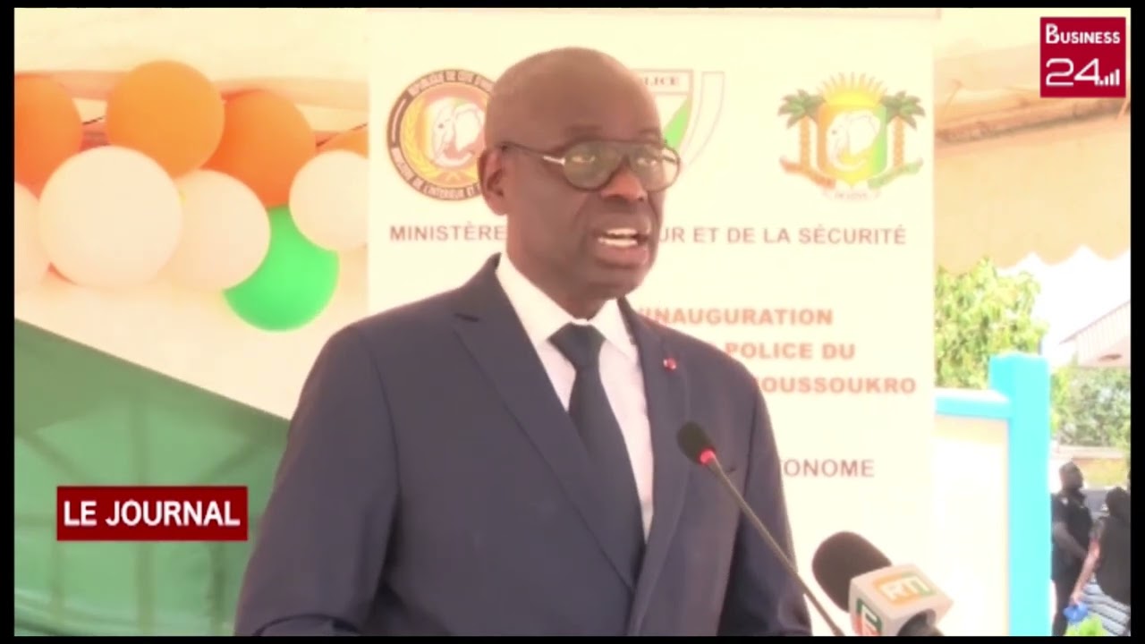 YAMOUSSOKRO LE MINISTRE DIOMANDE VAGONDO OUVRE LE 3EME COMMISSARIAT DE POLICE POLITIQUE