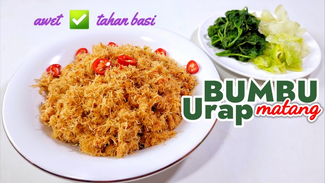 RESEP BUMBU URAP MATANG  --- ENAK GURIH PRAKTIS TAHAN BASI