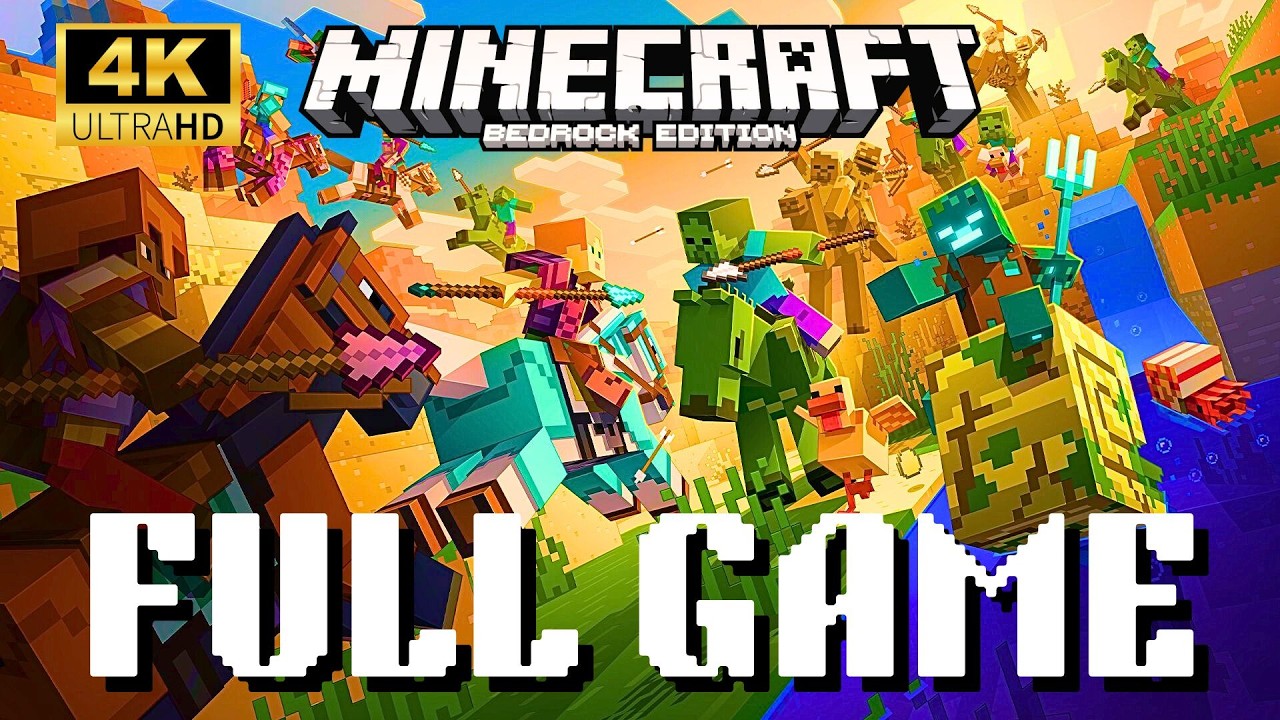 Minecraft Mounts of Mayhem FULL GAME Walkthrough - Bedrock Edition (No Commentary) | 1.21.11