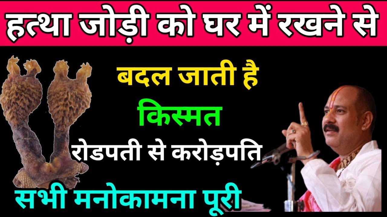 हत्था जोड़ी सिद्ध करने की विधि और प्रयोग। pandit pradeep mishra