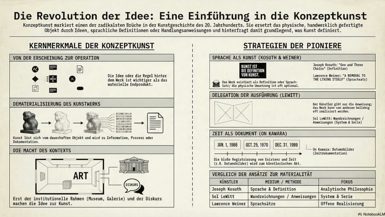 Konzeptkunst | Kunstgeschichte | Epochen und Stilrichtungen