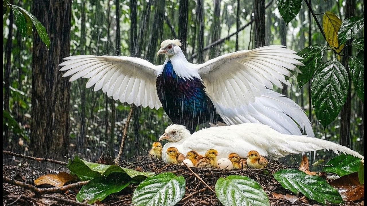 The Secret Life of a Rare White Pheasant From Egg to Adulthood