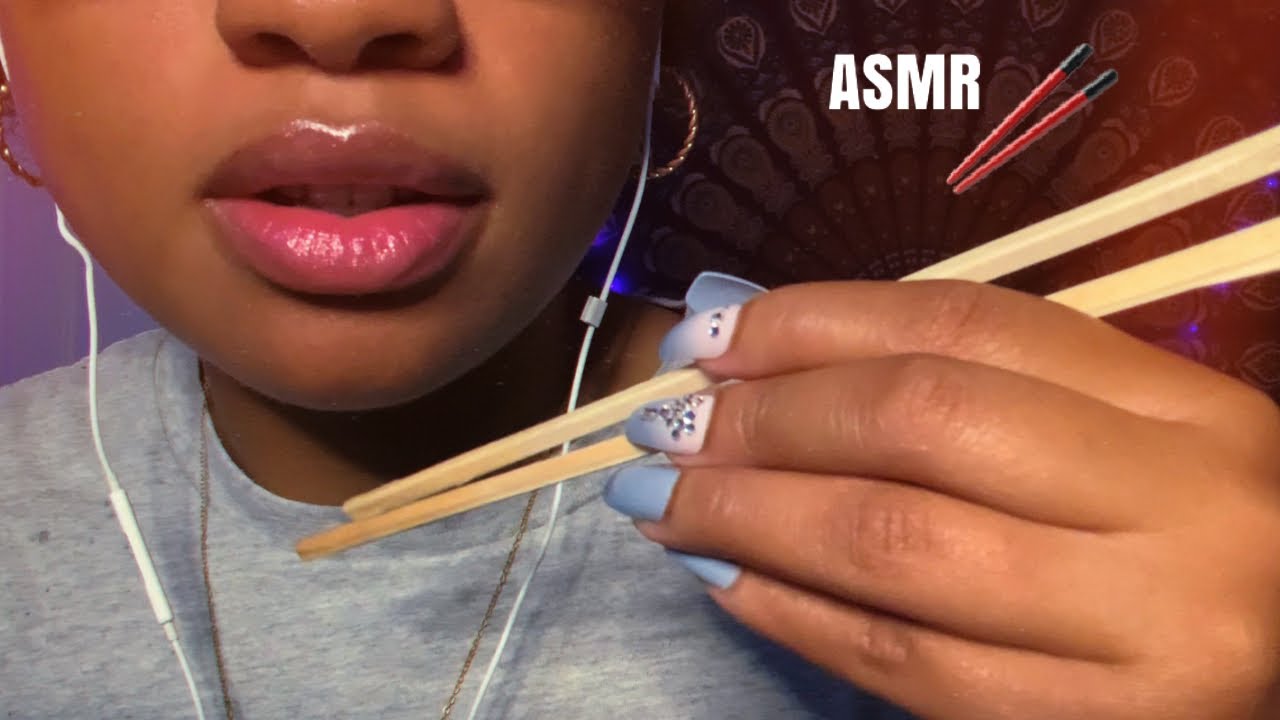ASMR | Chewing & Biting On Chopsticks 🥢 M0uth S0unds 👄 “Pen Biting”