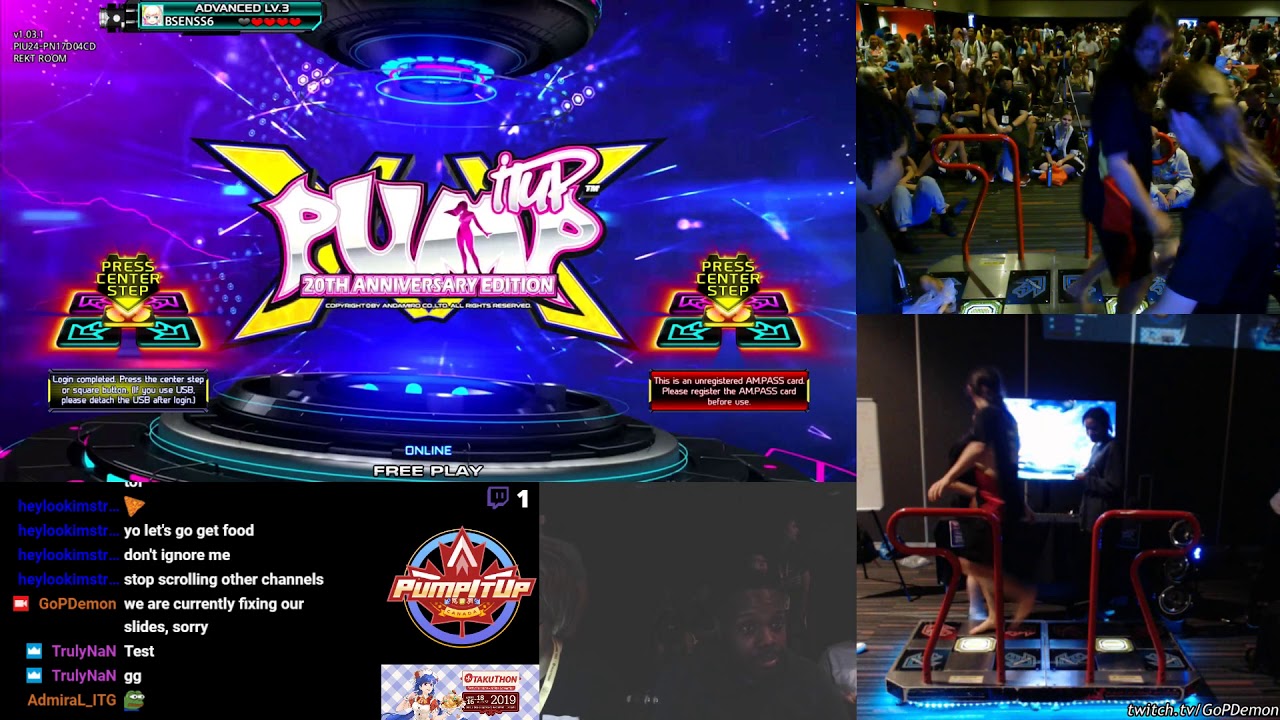 Pump It Up XX Tournament Otakuthon 2019 Expert Part 1/4