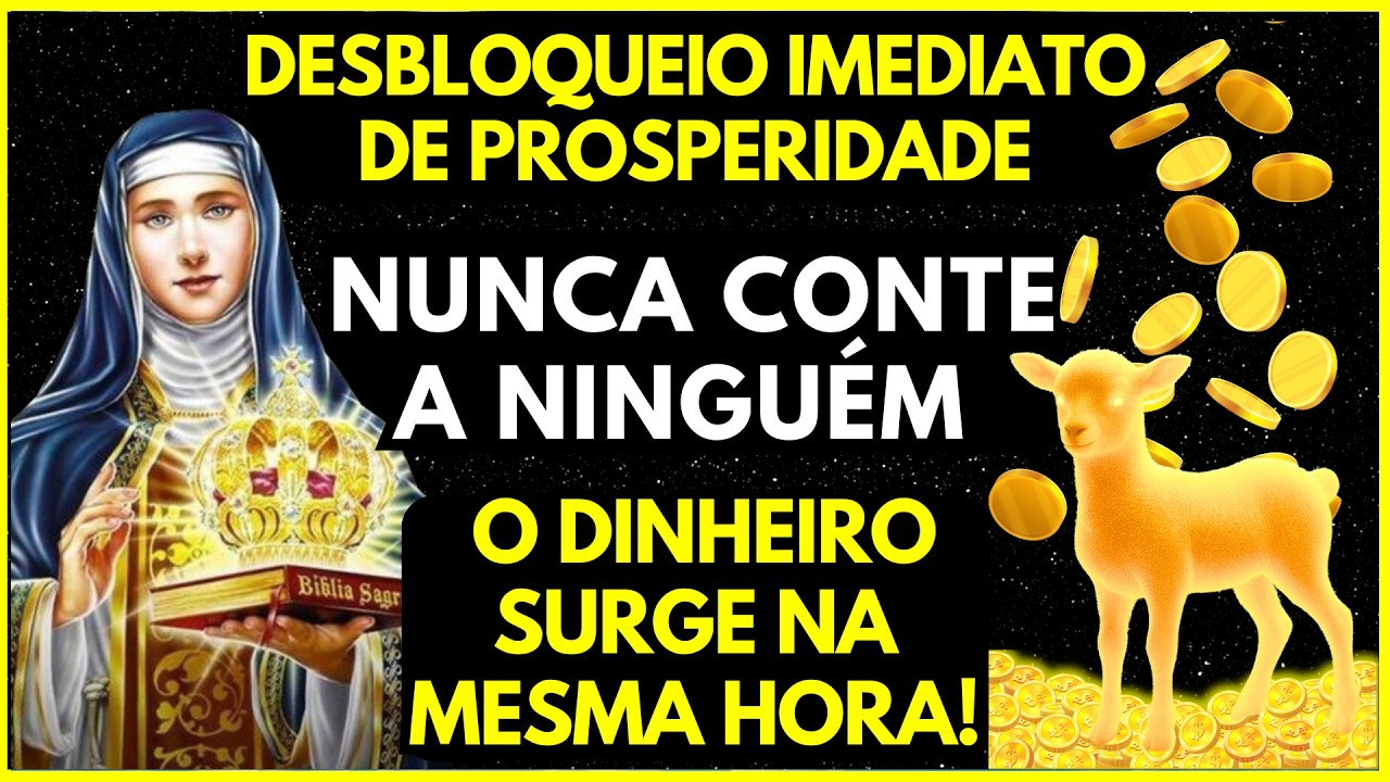 REVELADA A ORAÇÃO QUE DESBLOQUEIA PROSPERIDADE IMEDIATA SANTA EDWIGES: MILAGRE FINANCEIRO