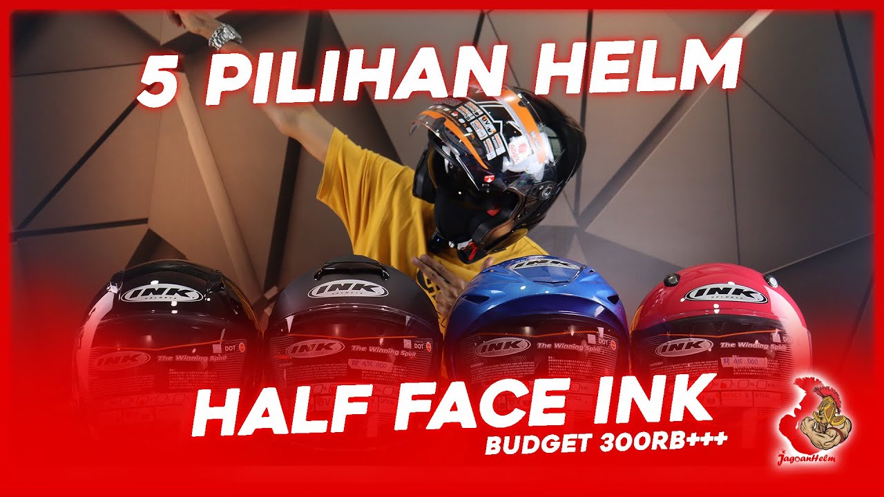 BEBERAPA PILIHAN HELM HALF FACE DARI INK | Jagoan Helm
