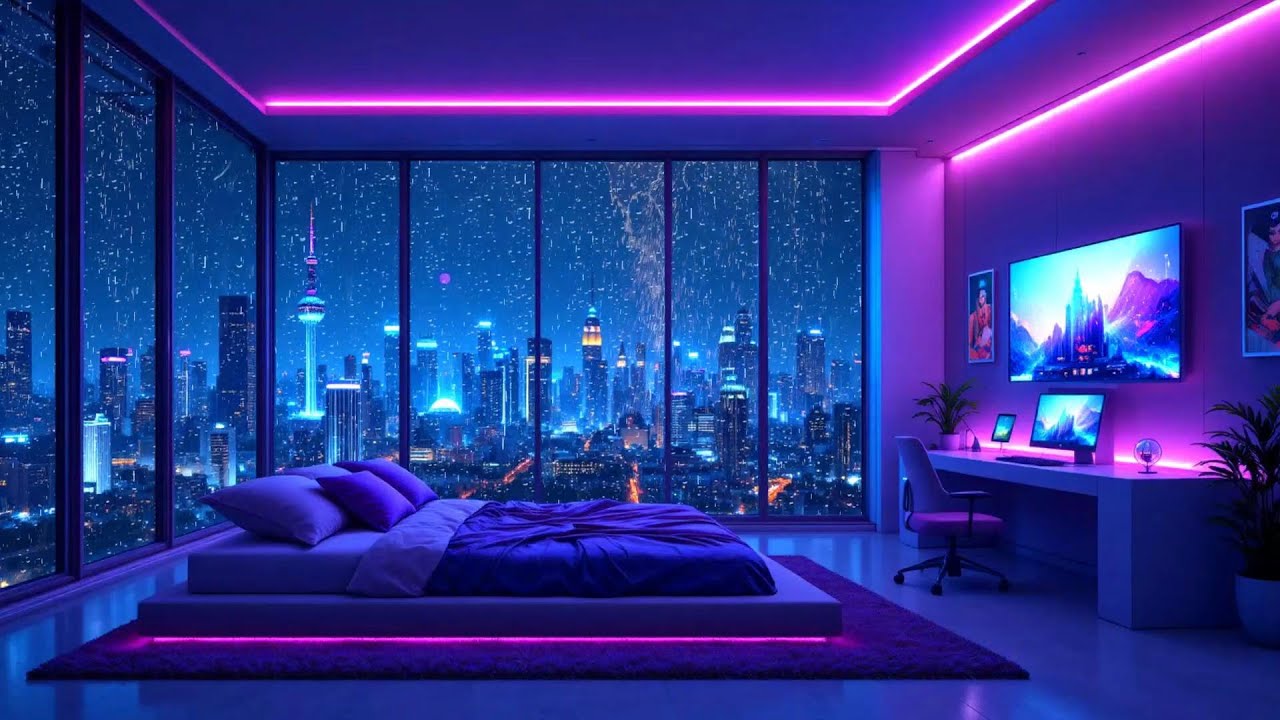 Lofi Chill Space 💜 Lofi Hip Hop Beats for Calm, Tranquil & Relaxing Vibes