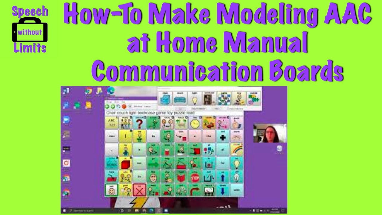 How-To Make Modeling AAC at Home Communication Boards