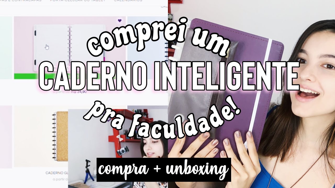 Comprei um caderno inteligente pra faculdade! | Compra + Unboxing | Ana´s Studies