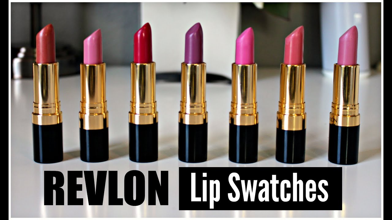 Revlon Super Lustrous Lipsticks Swatches | Matte, Creme