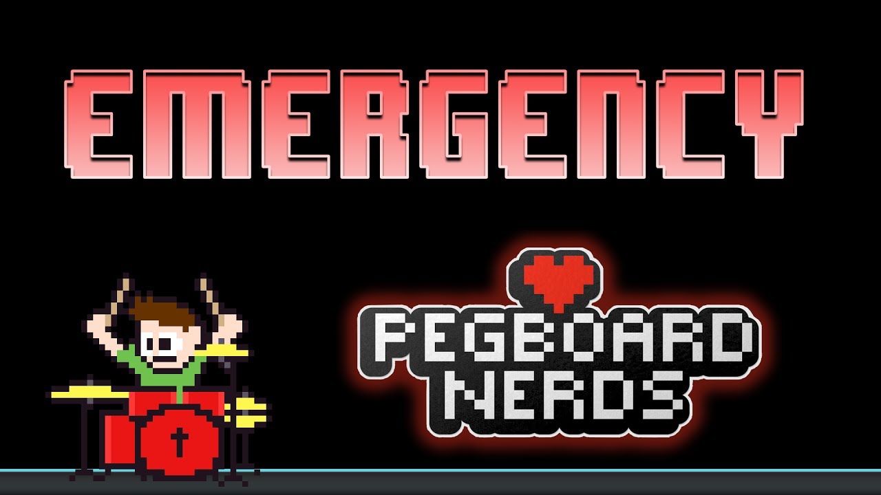 Pegboard Nerds - Emergency (Blind Drum Cover) -- The8BitDrummer