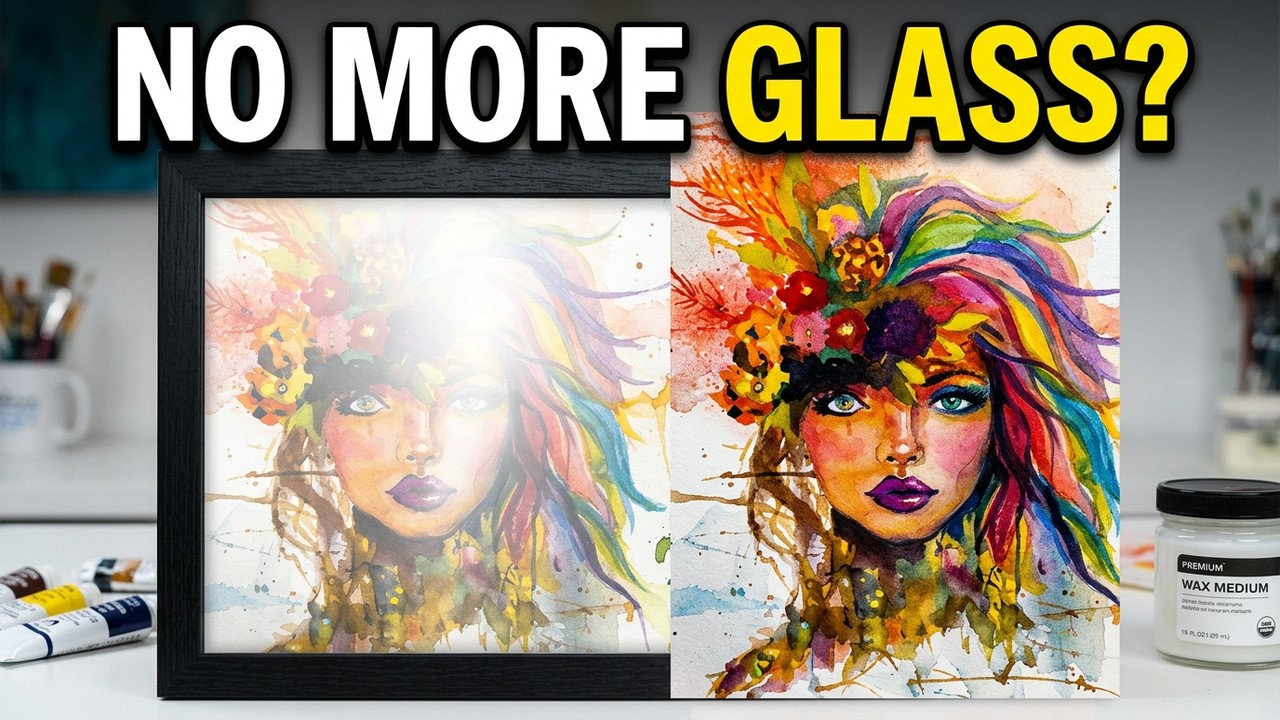 Can You Seal A Watercolor Painting So You Don't Need To Put It Behind Glass?