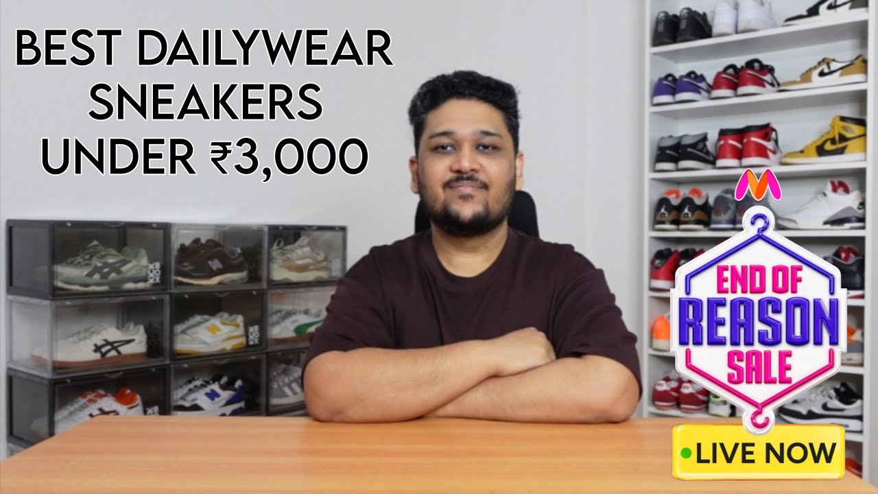 ТОП-10 КРОССОВОК ДО 3000 РУПИЙ | MYNTRA EORS | Asics, NB, Nike, Adidas, Puma, Converse, Comet |