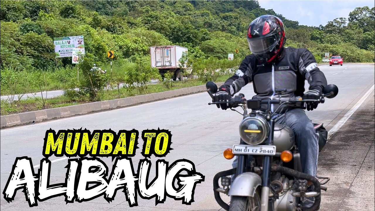 MUMBAI TO ALIBAUG BY ROAD ON CLASSIC 350 