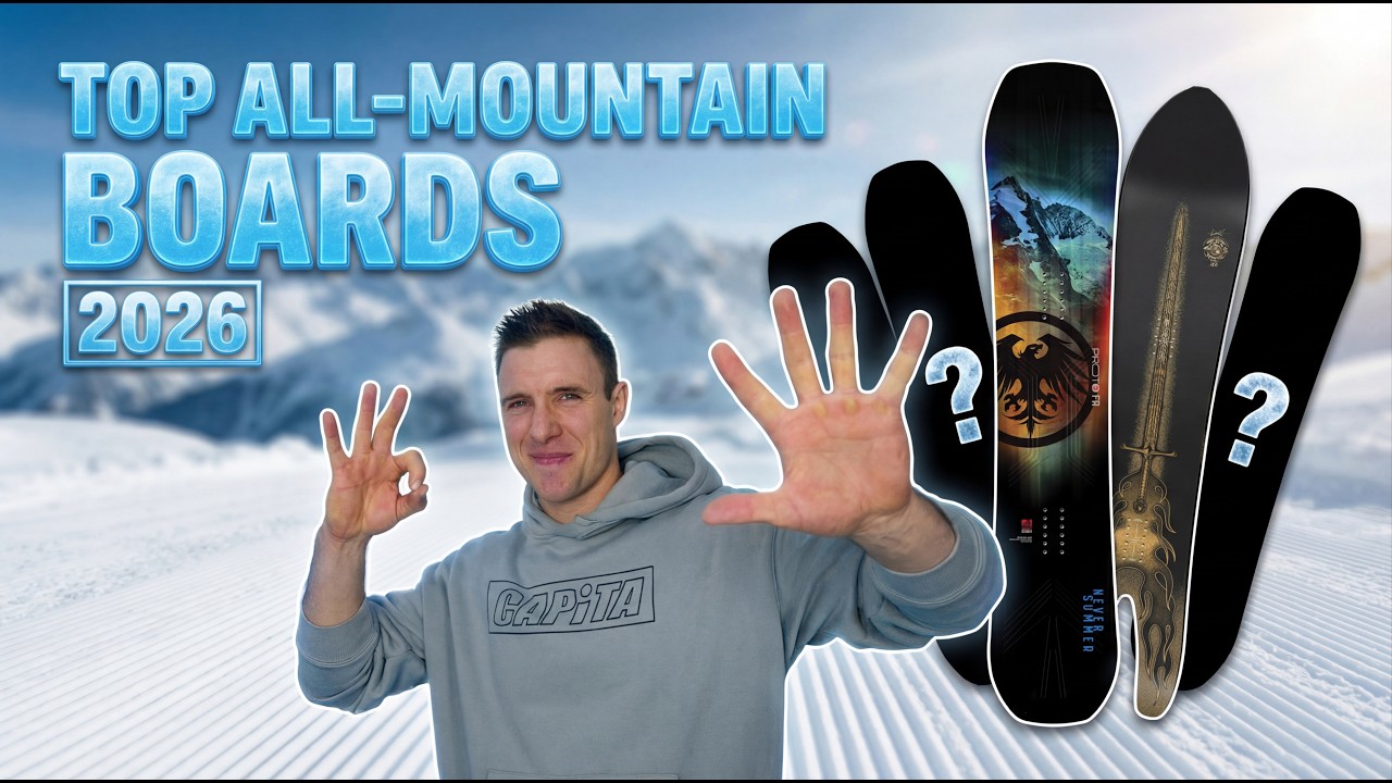 Top 5 All-Mountain Snowboards 2026 🏂 Unsere Empfehlungen für die Saison!
