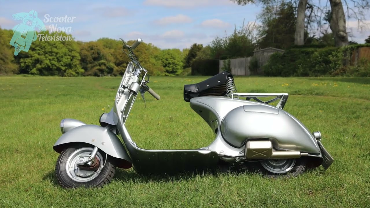 Rare 1947 Vespa 98 model restored in the UK (exclusive to ScooterNova magazine)