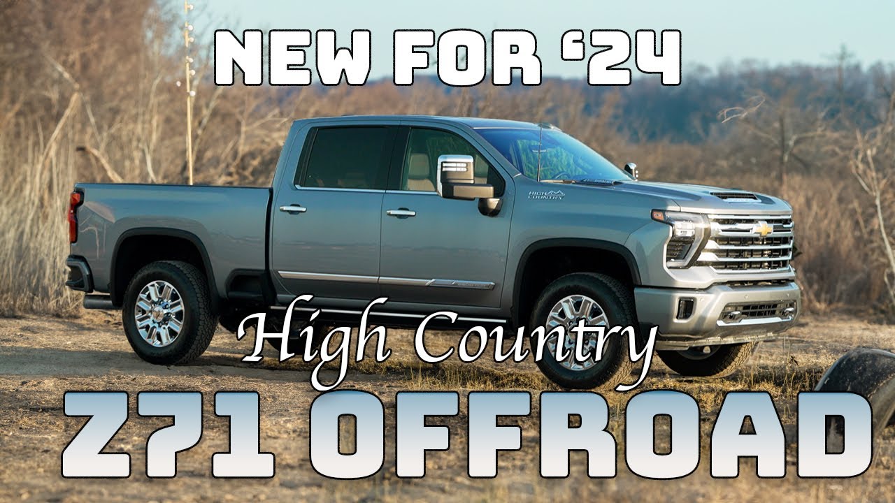 Whats new for the 2024 Silverado 2500HD High Country?