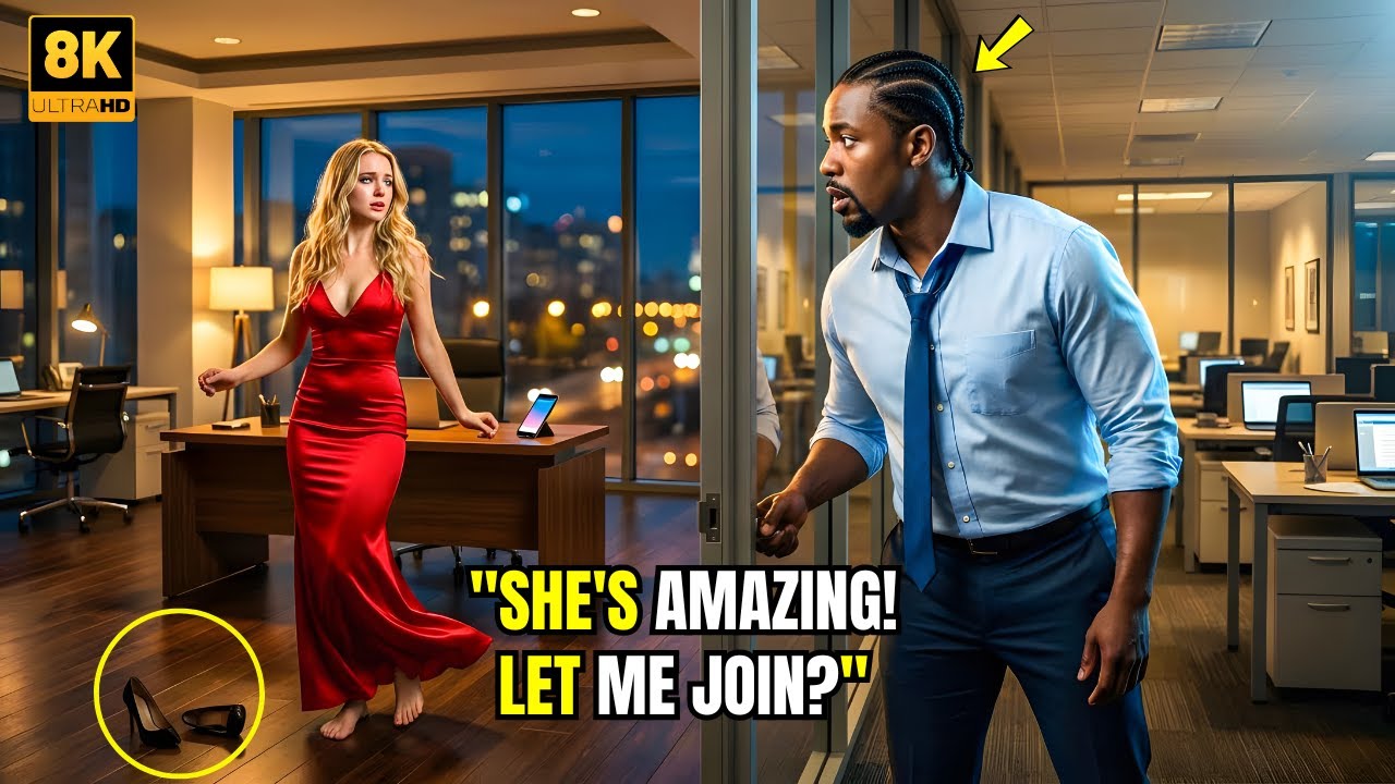 Black Single Dad Caught His CEO Doing Something Unbelievable at Night — Then He Whispered, 