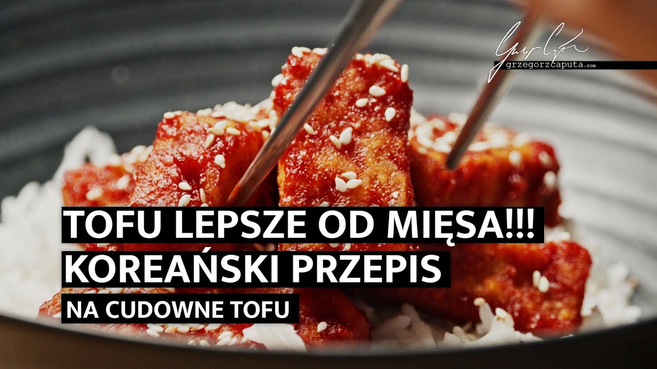 TOFU LEPSZE OD MIĘSA!!! - KOREAŃSKI PRZEPIS NA CUDOWNE TOFU -  4K