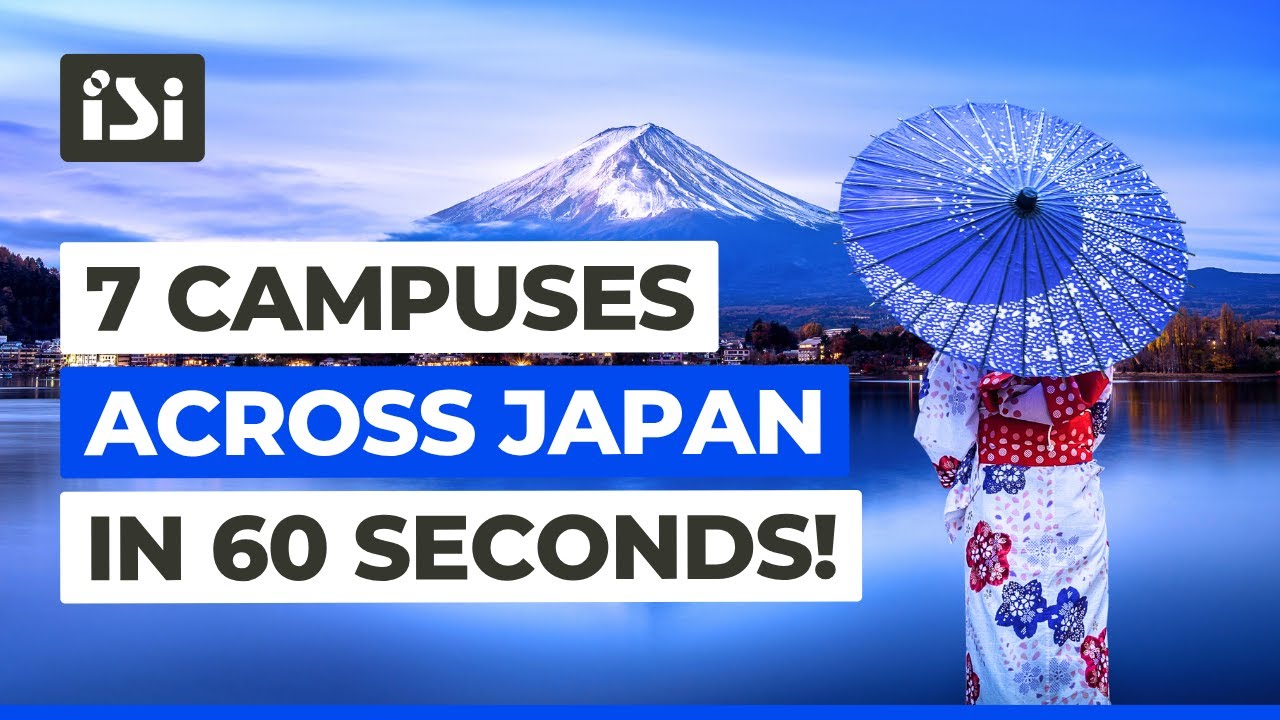 7 ISI Campuses in 60 Seconds ⏱️ | Study Japanese Across Japan!
