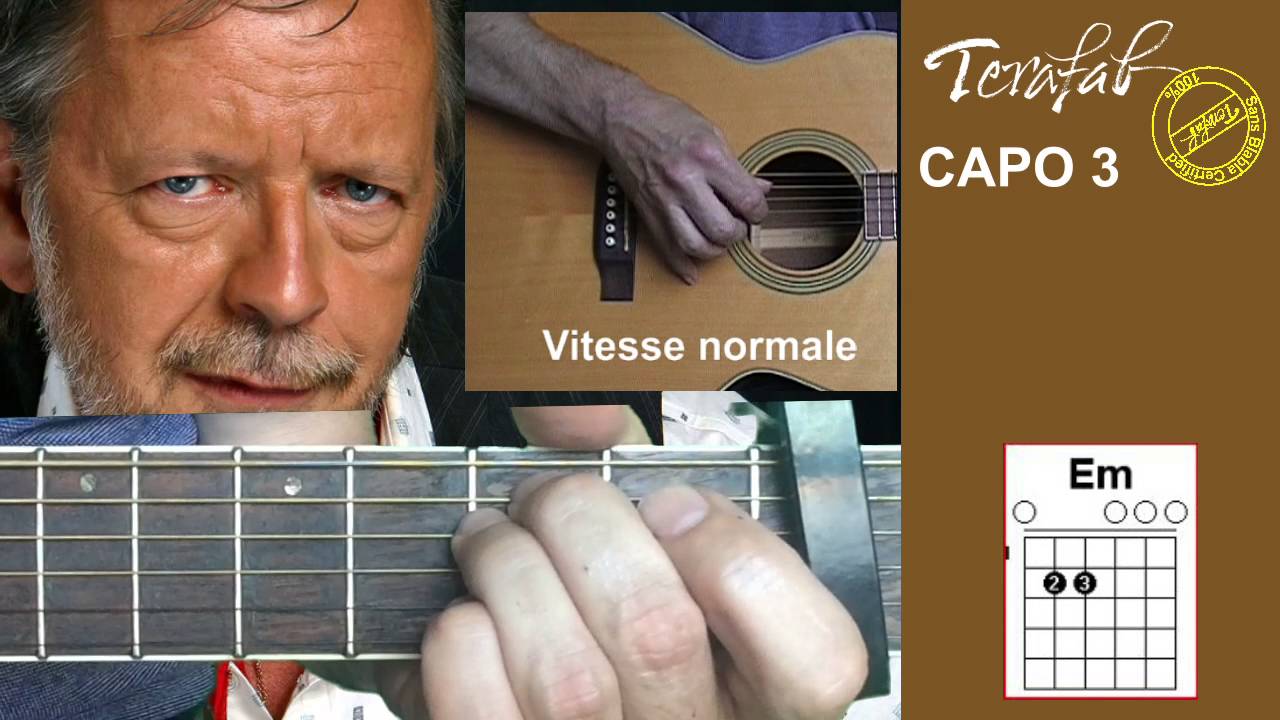 Les mots - Renaud [Tuto guitare facileTerafab]