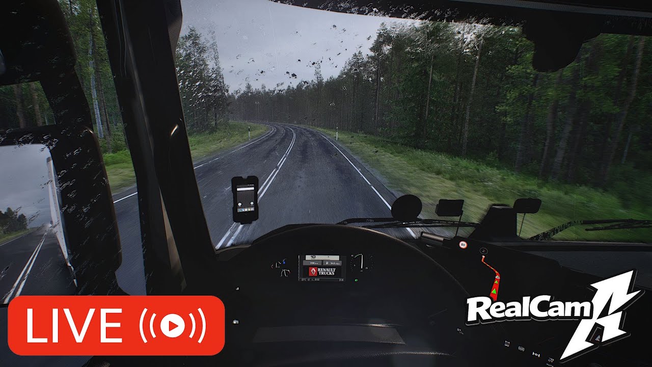 🔴 LIVE - ETS2 | Most Realistic Rain Conditions in ETS2!? | Project Next-Gen Rain Addon
