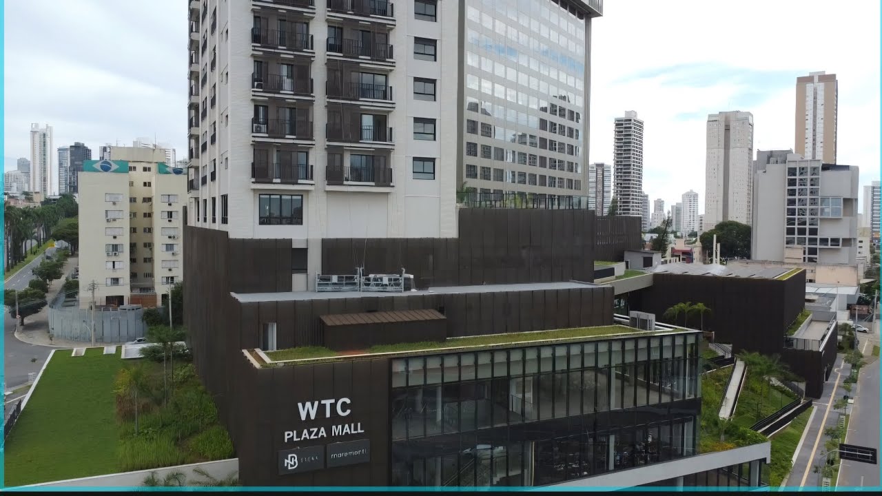 WTC - Edifício World Trade Center  Goiânia  | Visto de Cima  | drone video