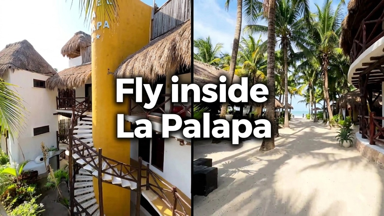 Beachfront Hotel La Palapa, Isla Holbox Mexico | Fly inside La Palapa
