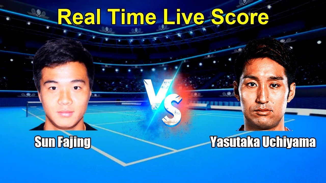 Sun Fajing vs Yasutaka Uchiyama Live Score - ATP Challenger Yokkaichi, Japan Men Singles
