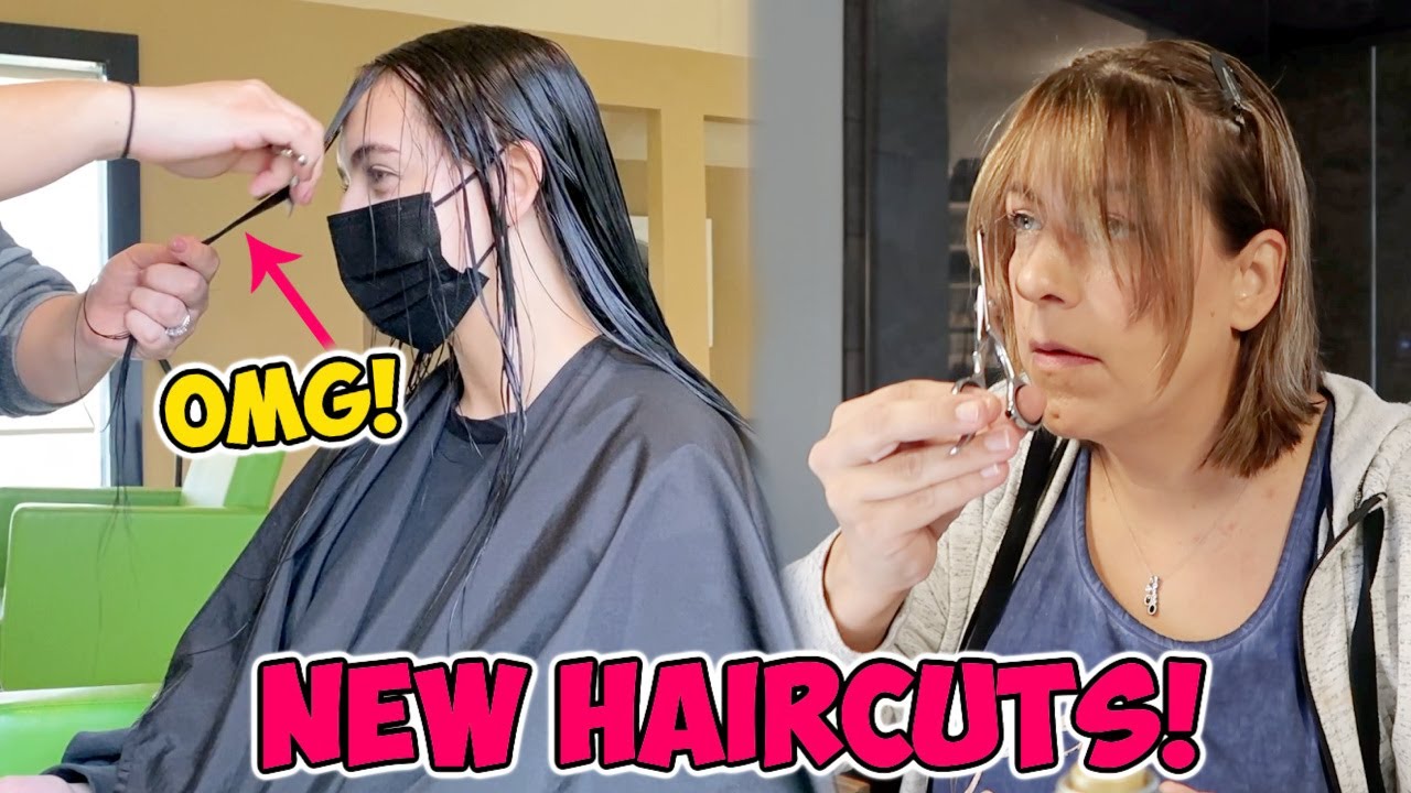 WE BOTH GOT BANGS! NEW HAIRCUTS!