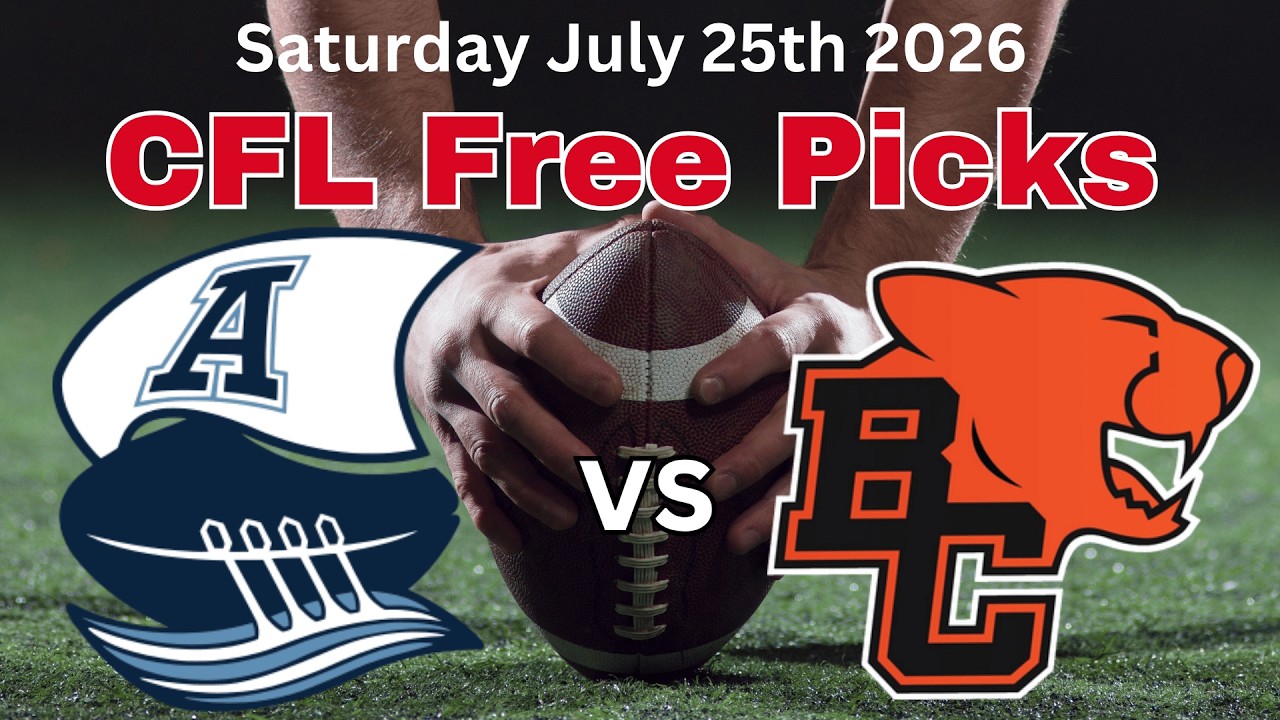 Бесплатные прогнозы на матч Toronto Argonauts против BC Lions | 8-я неделя CFL | Пятница, 25 июля...