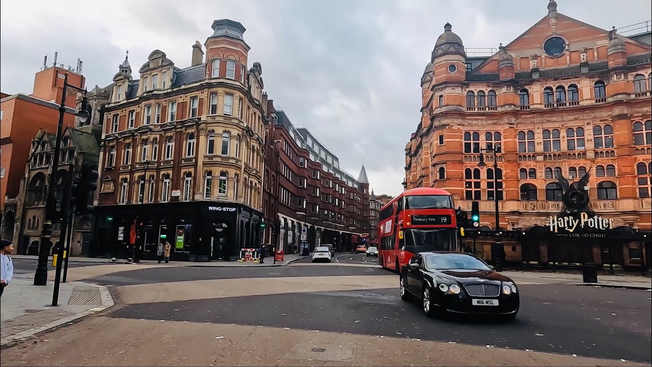 Driving to Heathrow | Sunday morning drive through central London | Bloomsbury, West End, Kensington