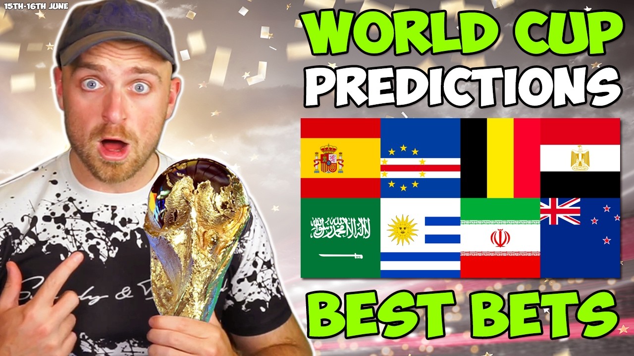 Spain vs Cape Verde, Belgium vs Egypt & More! | World Cup Predictions & Best Bets!