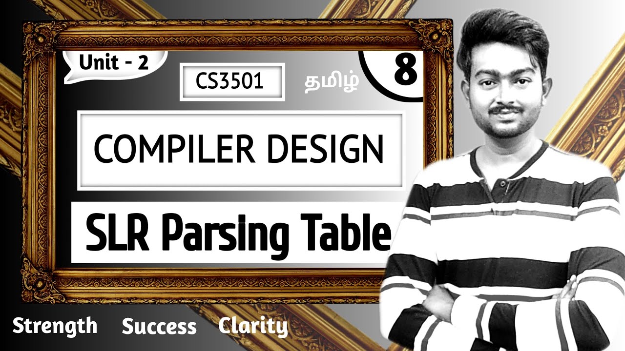 Construction of SLR Parsing Table in Tamil | Compiler Design in Tamil | Syntax Analysis in Tamil