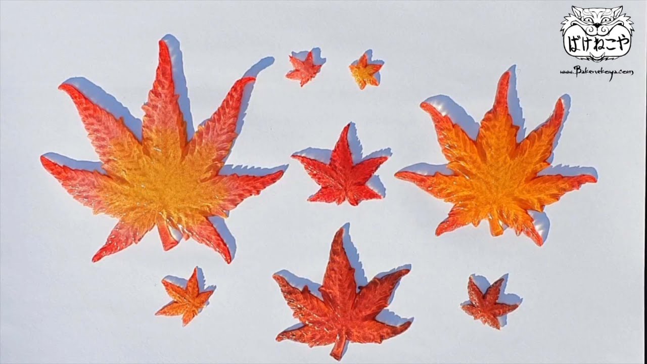 Moulding and Casting Japanese Maple Leaf sculptures