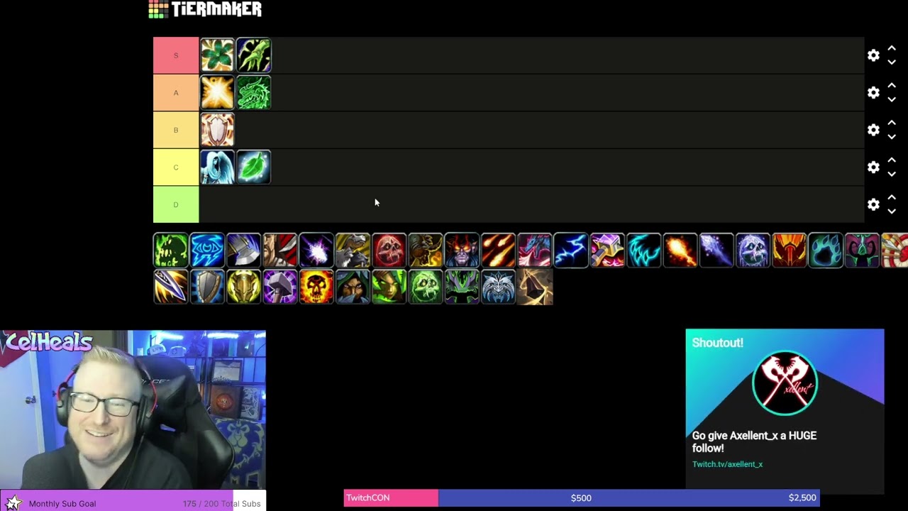 CelHeals spec tier list for TWW! | @celheals