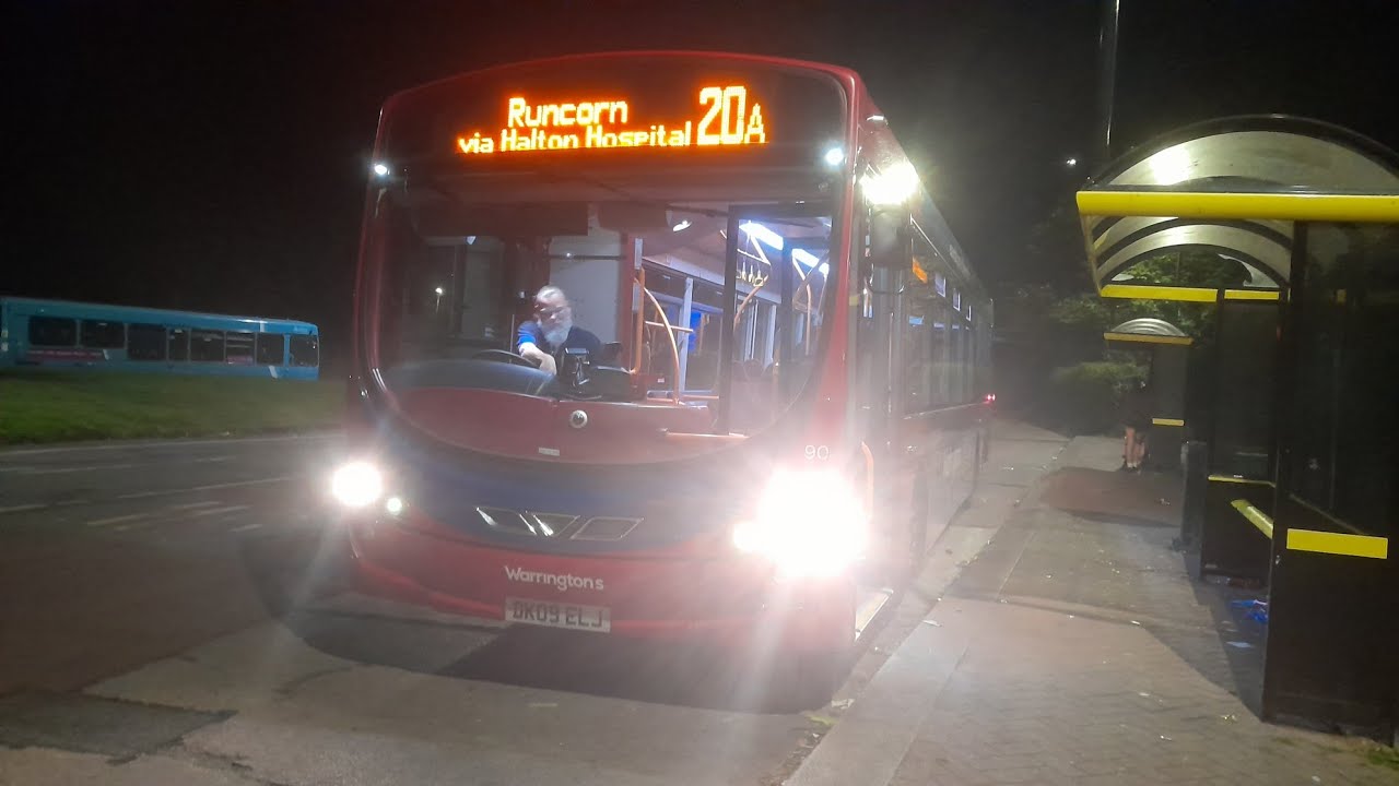 Warrington's Own Buses Volvo B7RLE Wright Eclipse 2 90 (DK09 ELJ): Route 20A