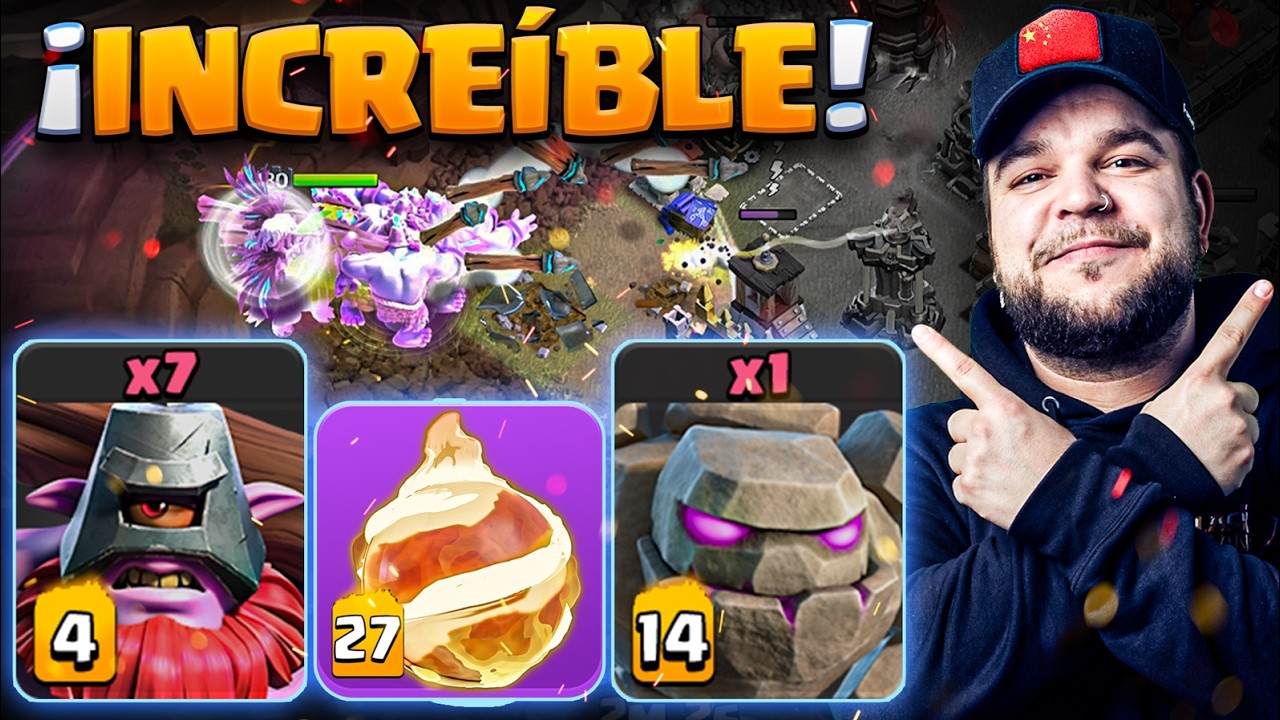 🤯 ASÍ USAN los CHINOS la TROPA MÁS ROTA del META | CLASH OF CLANS