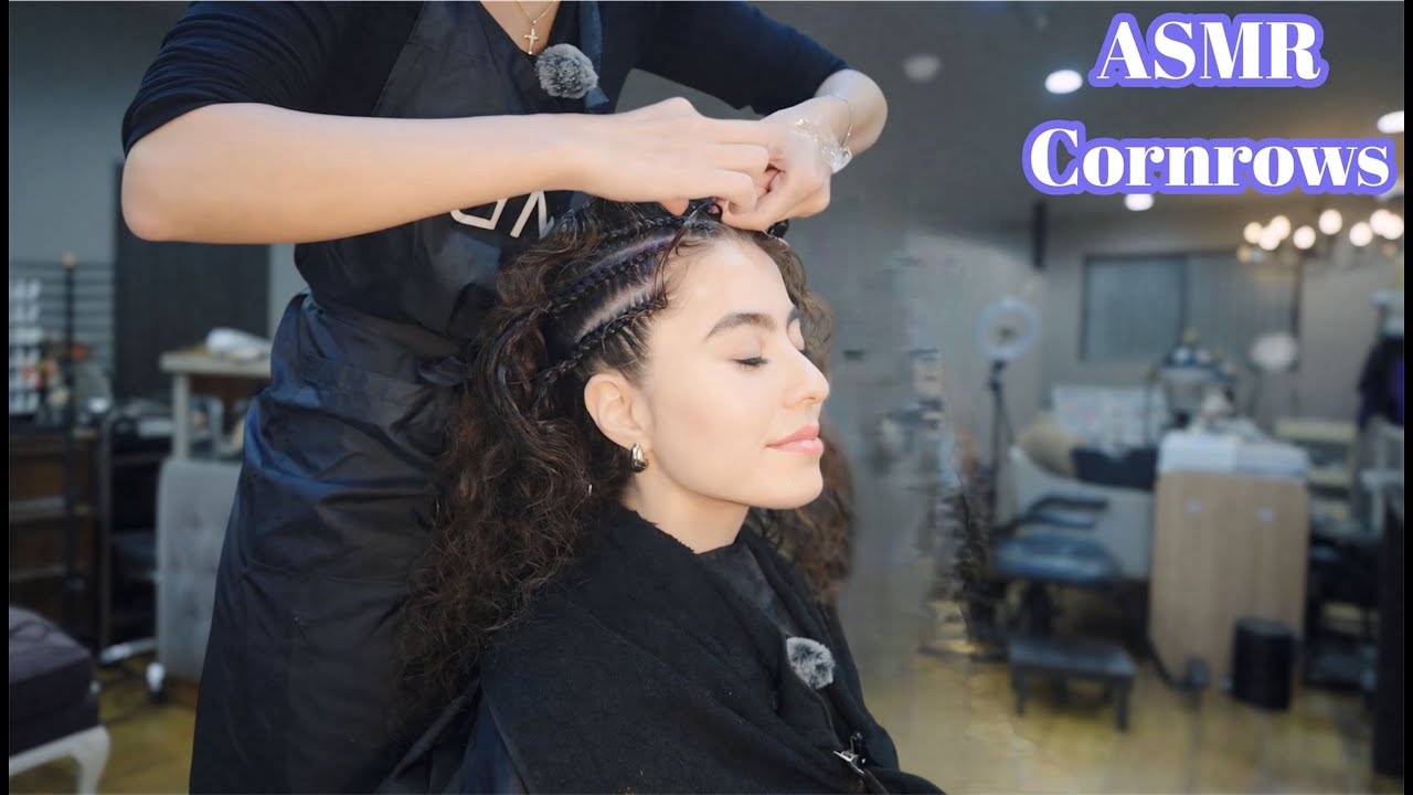 [ASMR] Hairstyle for curly hair. They Work With Celebrities.  Soft Spoken. Japan