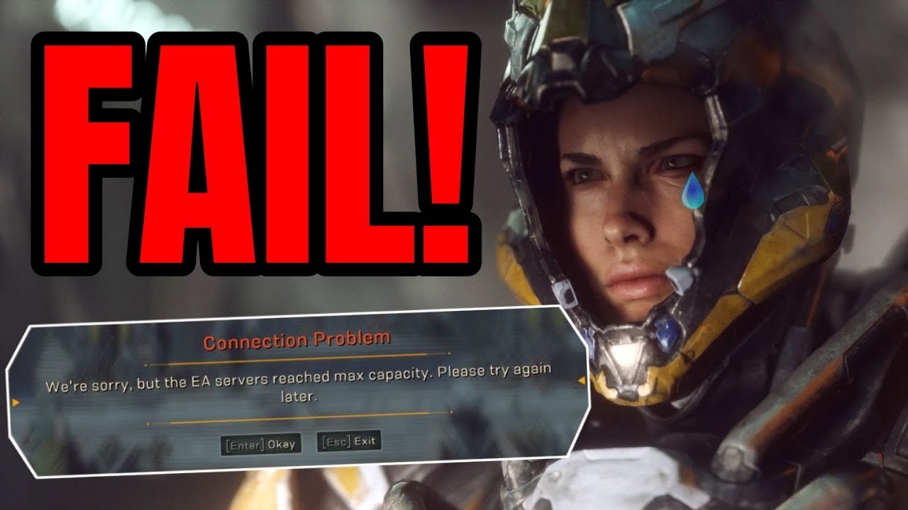Anthem VIP Demo FAIL! | EA Servers Crash Due to Capacity Issues