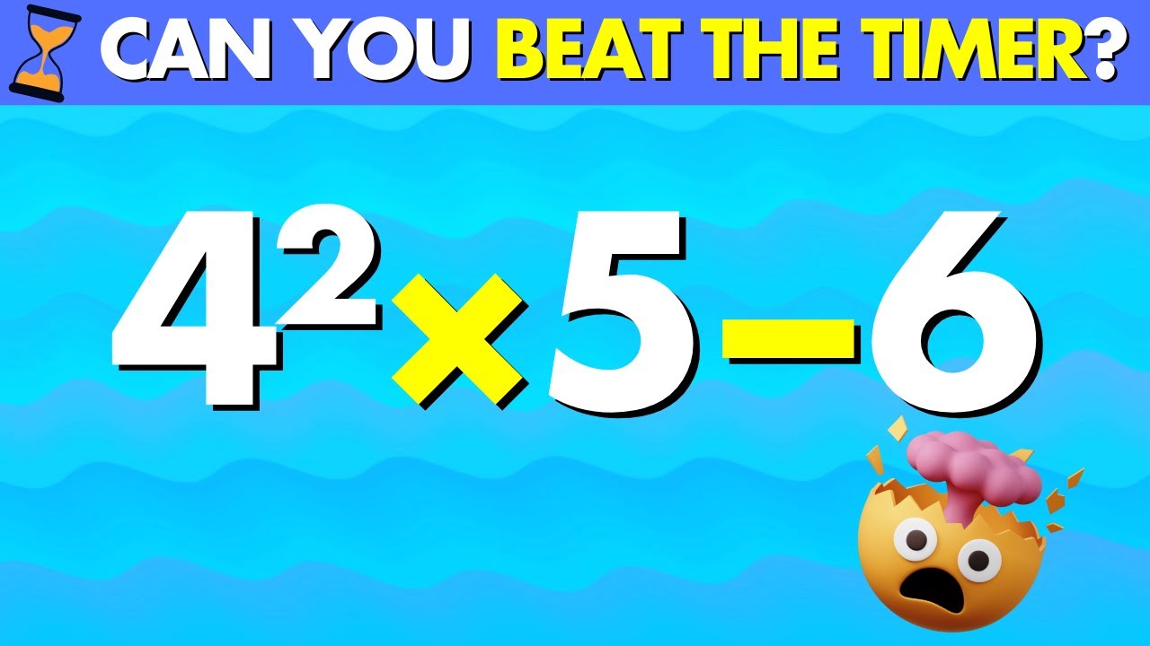 Can You Pass This Math Quiz? 🔢🤯 | Easy to IMPOSSIBLE Levels | Quiz Bunny