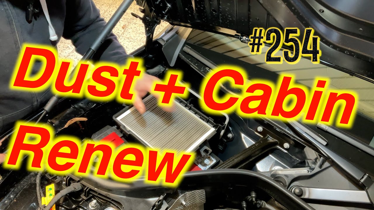 Pollenfilter wechseln GLC 254 Dust Cabin Mercedes How to renew