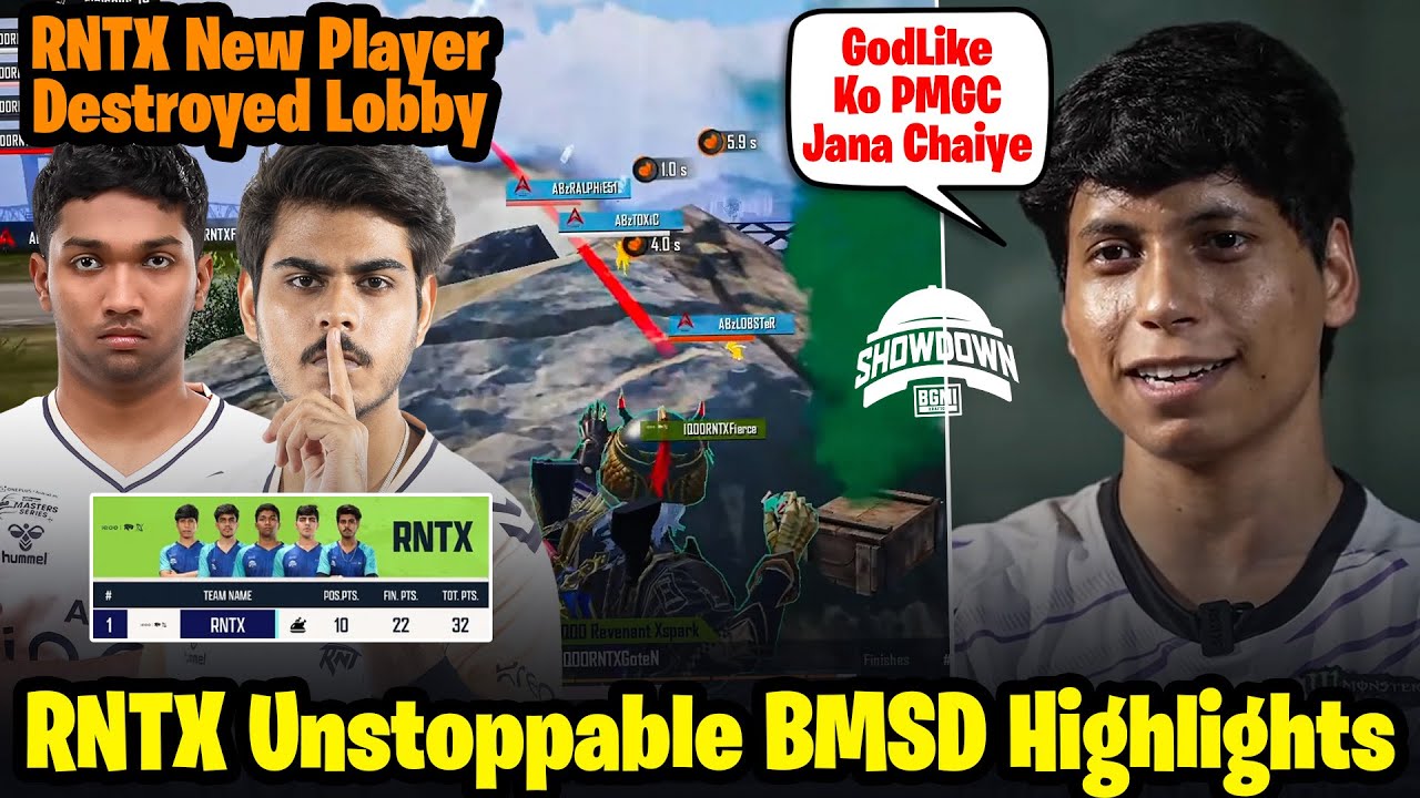RNTX New Player Goten & Tracegod Dominates BMSD Lobby💀 | Sensei Wants GodL in PMGC