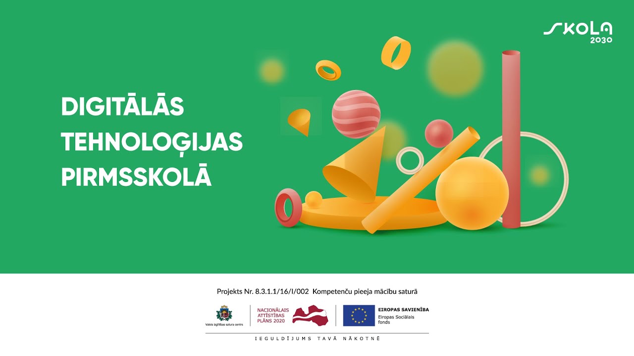 Digitālās tehnoloģijas pirmsskolā | Vebinārs