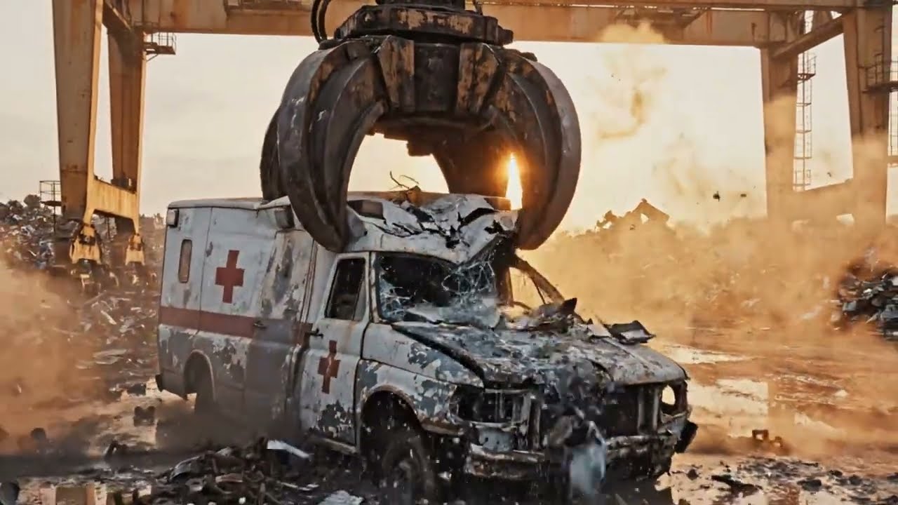 Magnet Crane Metal Grab – Real Machine ASMR (No Edits)