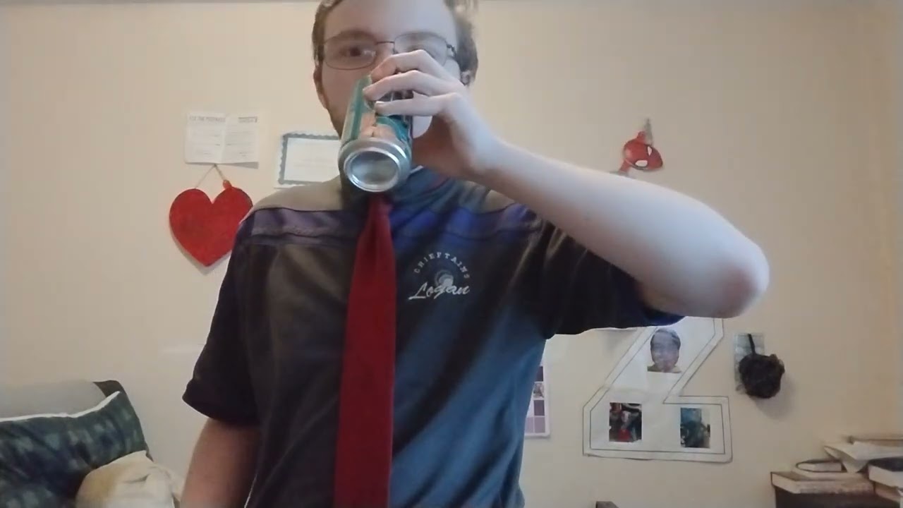 Chugging mountain dew Baja Cabo citrus.. tropical citrus punch naturally and artificially flavored